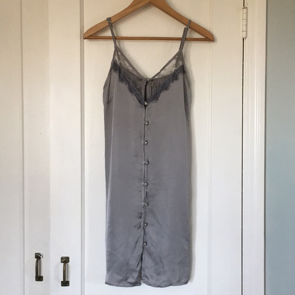 Mauve Silky Dress